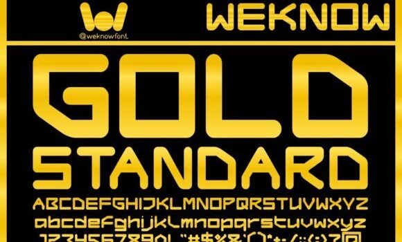 Gold Standard Font - Featured Image