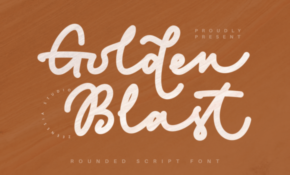 Golden Blast Font Fonts Free Download Golden Blast Font - Featured Image