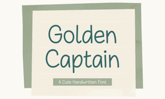 Golden Captain Font Fonts Free Download Golden Captain Font - Featured Image