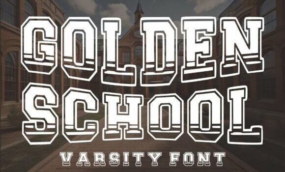 Golden School Font Fonts Free Download Golden School Font - Featured Image