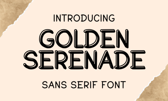 Golden Serenade Font - Featured Image
