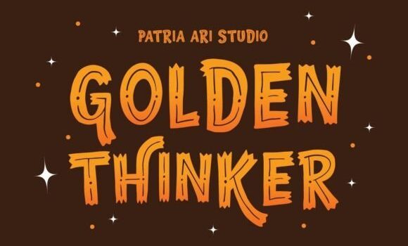 Golden Thinker Font Fonts Free Download Golden Thinker Font - Featured Image