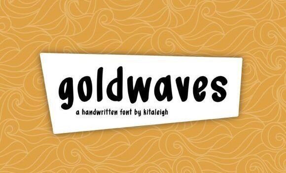 Goldwaves Font - Featured Image