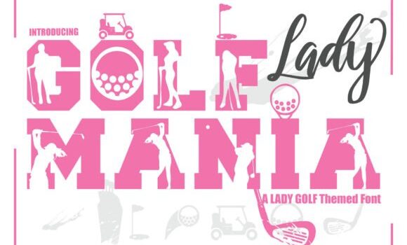 Golf Mania Lady Font - Featured Image