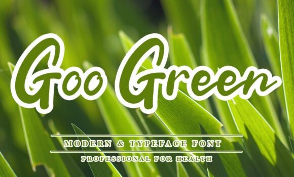 Goo Green Font - Featured Image