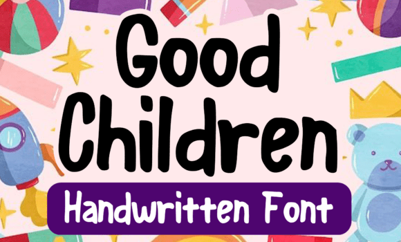 Good Children Font - Featured Image