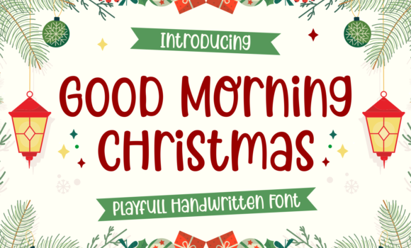 Good Morning Christmas Font Fonts Free Download Good Morning Christmas Font - Featured Image
