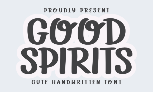 Good Spirits Font - Featured Image