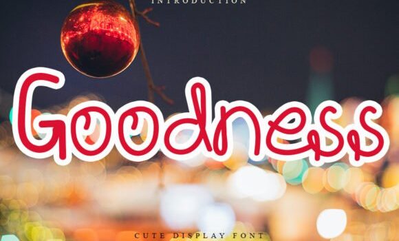 Goodness Font - Featured Image