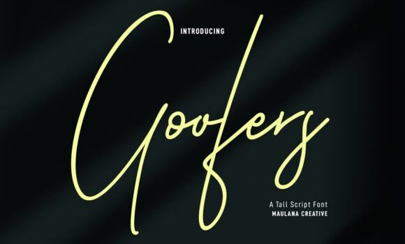 Goofers Script Font - Featured Image