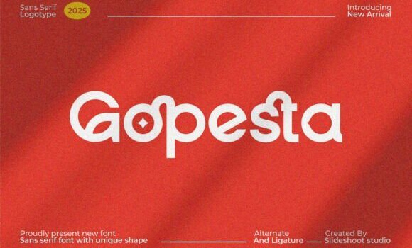 Gopesta Font - Featured Image
