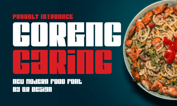 Goreng Garing Font - Featured Image