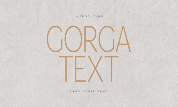 Gorga Text Font - Featured Image