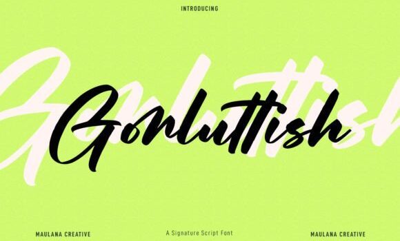 Gorluttish Font - Featured Image