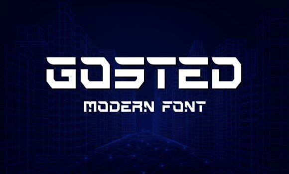 Gosted Font - Featured Image