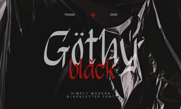 Gothy Black Font Fonts Free Download Gothy Black Font - Featured Image
