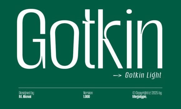 Gotkin Light Font - Featured Image