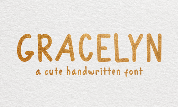 Gracelyn Hand Font - Featured Image