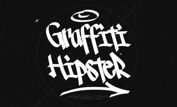 Graffiti Hipster Font - Featured Image