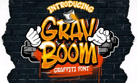 Grav Boom Font Fonts Free Download Grav Boom Font - Featured Image