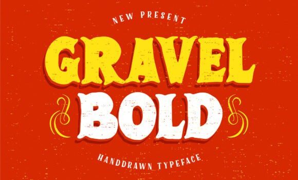 Gravel Bold Font - Featured Image