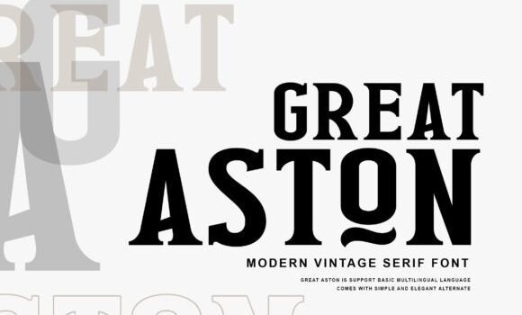 Great Aston Font - Featured Image