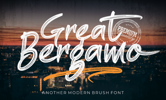 Great Bergamo Font - Featured Image