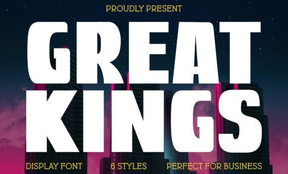 Great Kings Font - Featured Image