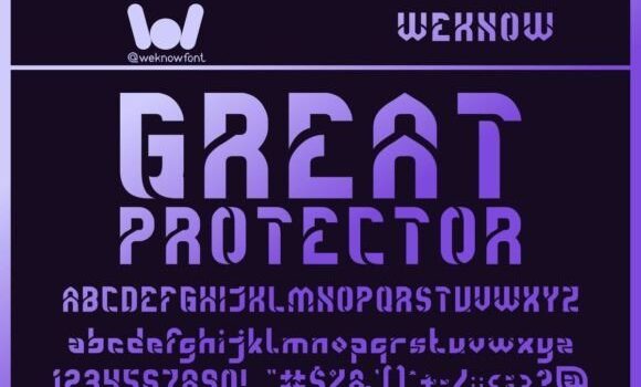 Great Protector Font - Featured Image