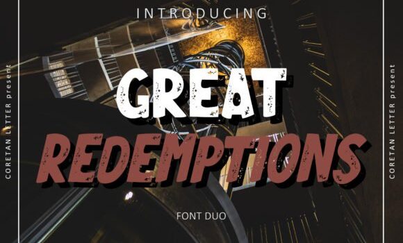 Great Redemptions Font - Featured Image