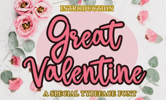 Great Valentine Font - Featured Image