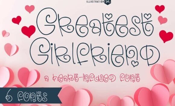 Greatest Girlfriend Font - Featured Image