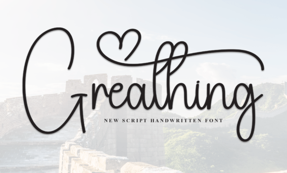 Greathing Font - Featured Image