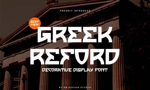 Greek Reford Font - Featured Image