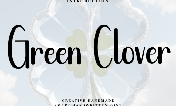 Green Clover Font - Featured Image
