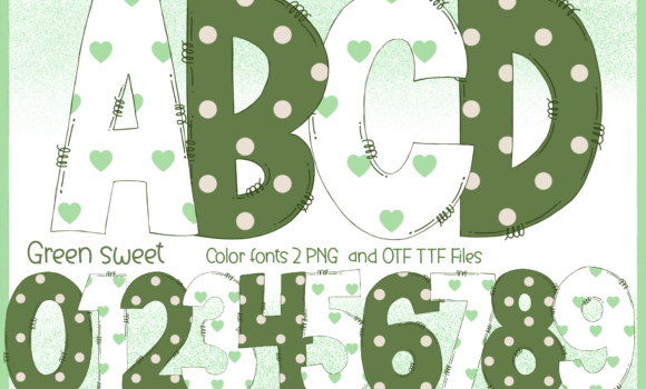 Green Sweet Font - Featured Image