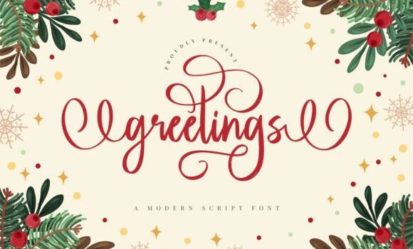 Greetings Font - Featured Image