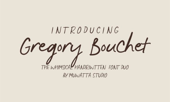 Gregory Bouchet Font Fonts Free Download Gregory Bouchet Font - Featured Image