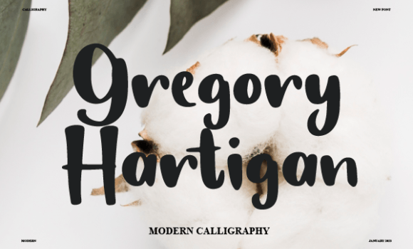 Gregory Hartigan Font Fonts Free Download Gregory Hartigan Font - Featured Image