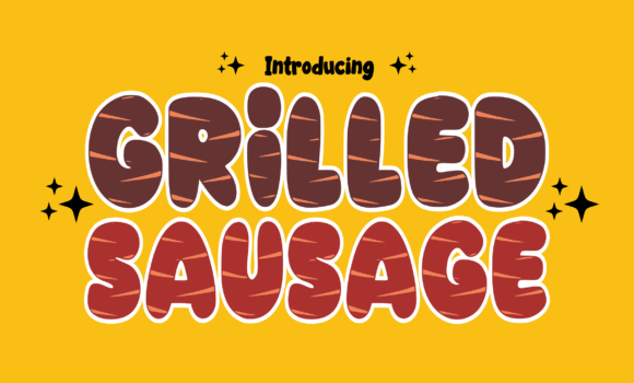 Grilled Sausage Font - Featured Image