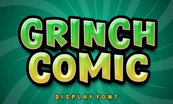Grinch Comic Font - Featured Image