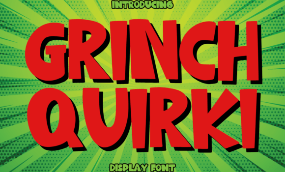 Grinch Quirki Font Fonts Free Download Grinch Quirki Font - Featured Image