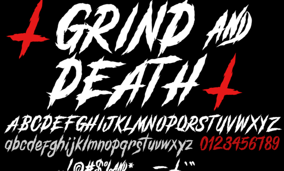 Grind and Death Font - Featured Image