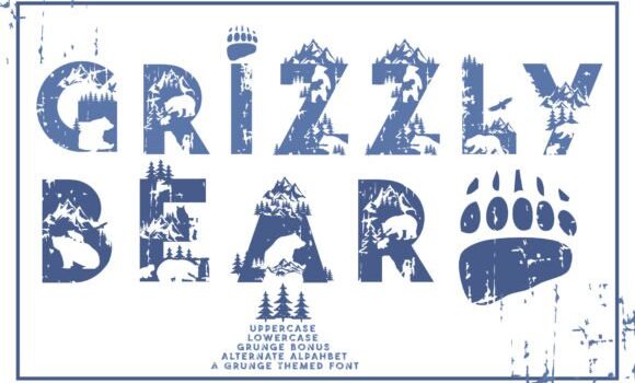 Grizzly Bear Font Fonts Free Download Grizzly Bear Font - Featured Image
