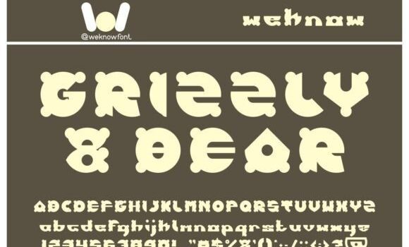 Grizzly and Bear Font Fonts Free Download Grizzly and Bear Font - Featured Image