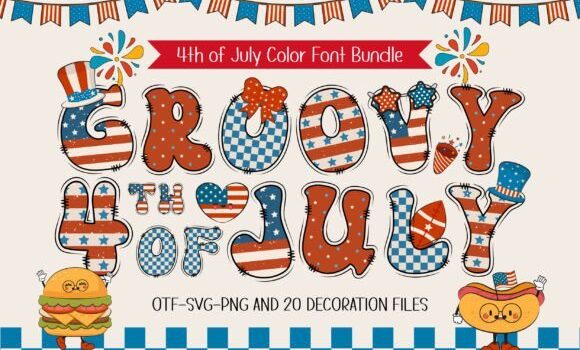 Groovy 4th of July Font Fonts Free Download Groovy 4th of July Font - Featured Image