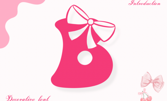 Groovy Cute Bow Font - Featured Image