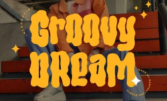 Groovy Dream Font - Featured Image