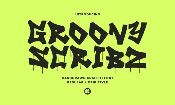 Groovy Scribz Font - Featured Image