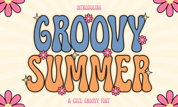 Groovy Summer Font - Featured Image